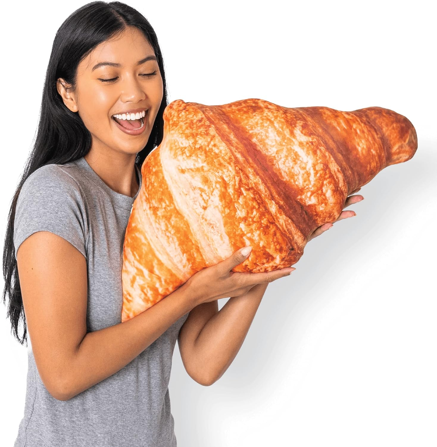 Much Comfort 22" 3D Sprinkle Donut Throw Pillow - Made with Super Soft & Ultra Premium Fabric - Cute, Comfortable, Plush Stuffed Doughnut Cake Cushion for Home Decor - Best Funny or Teen Gift - Medium image number 7