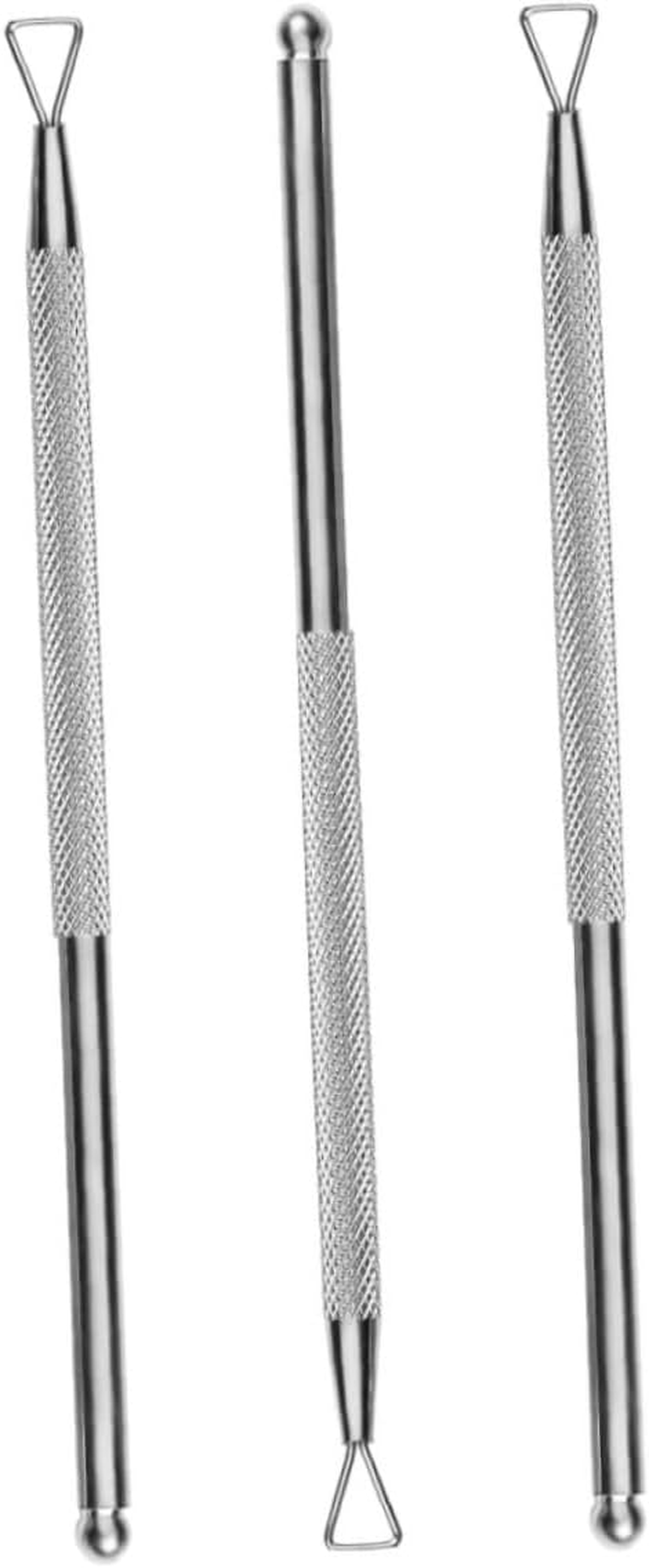 SOESFOUFU 3Pcs Cuticle Pusher Tool Nail Cuticle Remover Peeler Scraper Nail Polish Remover for Manicure image number 5