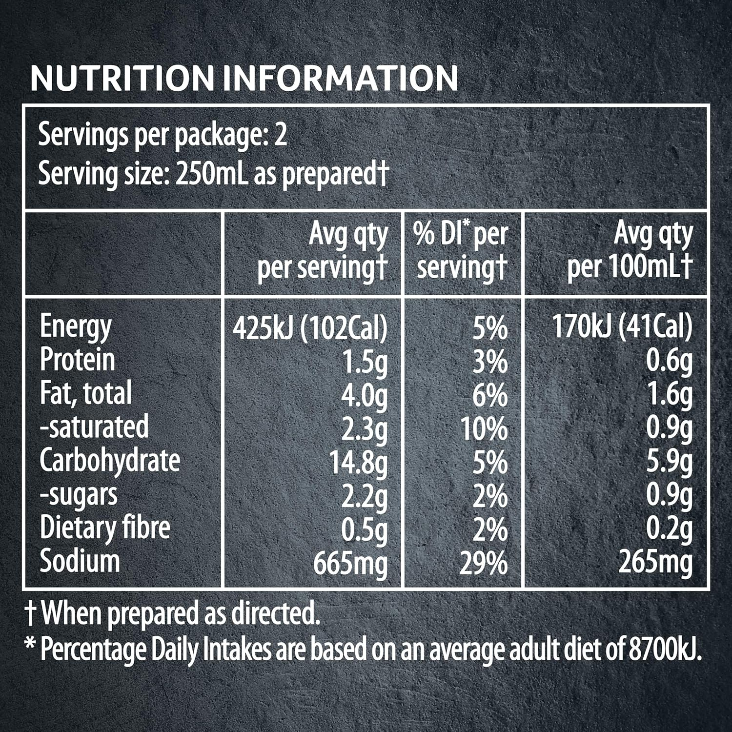 CONTINENTAL Sensations Soup | Mushroom & Bacon with Porcini Mashroom (2 Pk), 48G image number 2