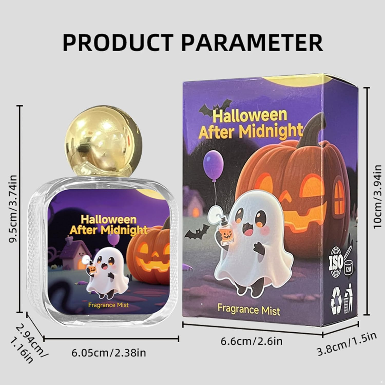 Choomomo Festive Party Fragrance Unisex Body Spray Long Lasting Perfume Mist for Halloween Masquerade Events for Women and Men Halloween after Midnight One Size - Halloween Road To Hades image number 3