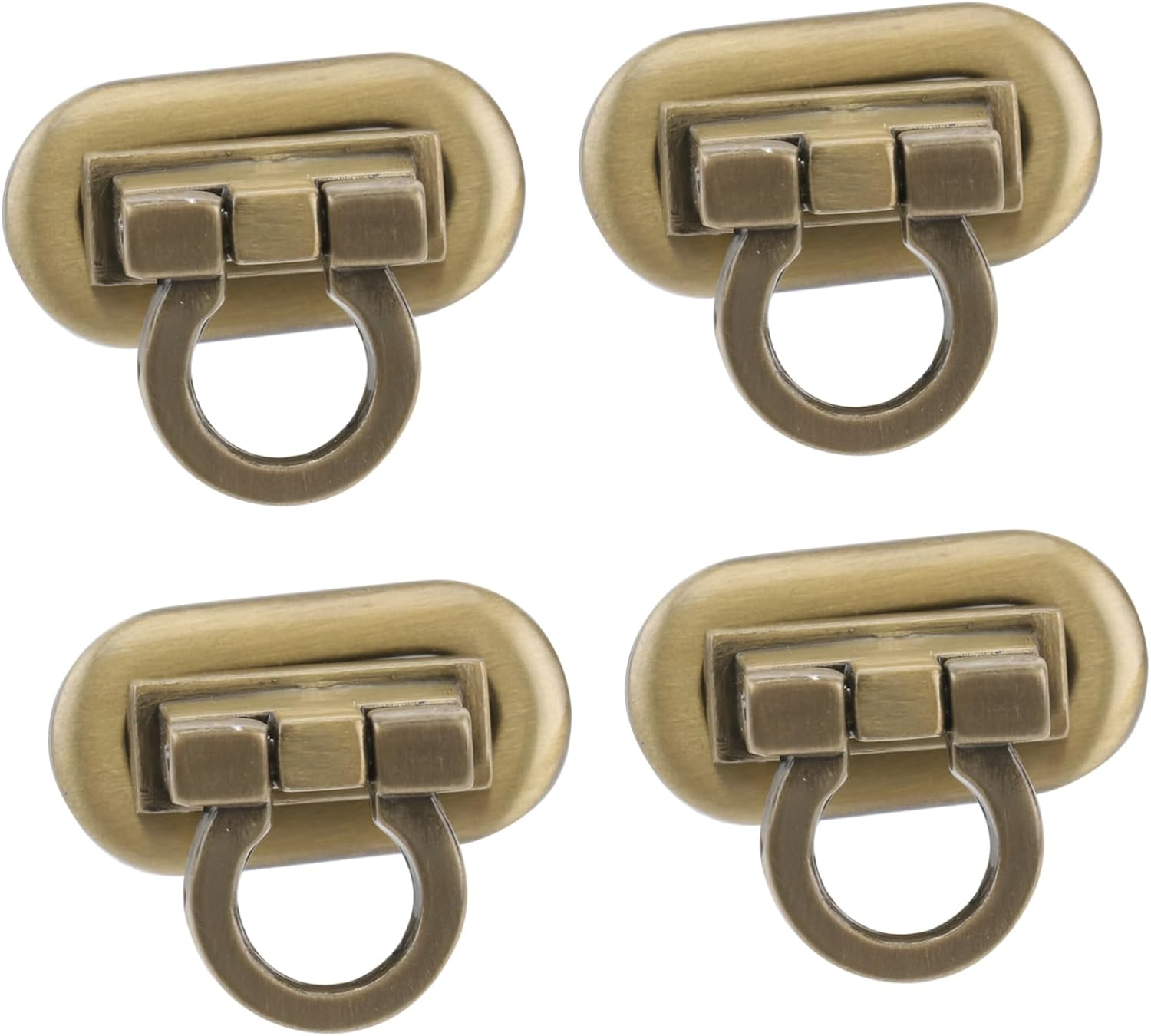 ARTIBETTER 4Pcs Replacement Handbag Locks Bag Lock Clutch Metal for Bags Suitcases Fashion Accessory