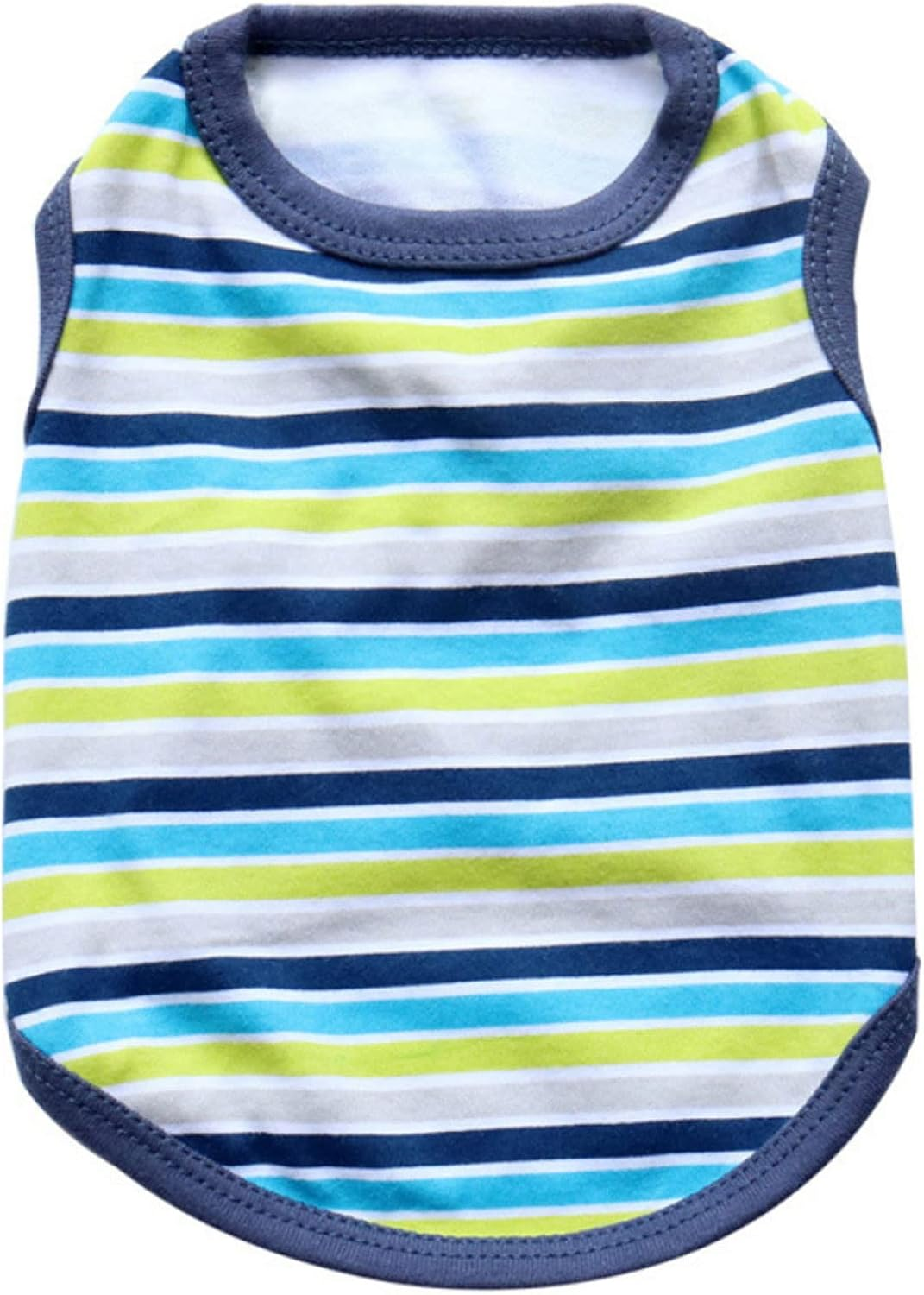 Summer Puppy Skirt Shirt Summer Striped Plaid Dog Shirt Comfortable Vests Dog Clothes Dog Shirt Pullover Sweatshirt for Small Medium Large Dogs Cats for Small Medium Dogs Cats image number 3