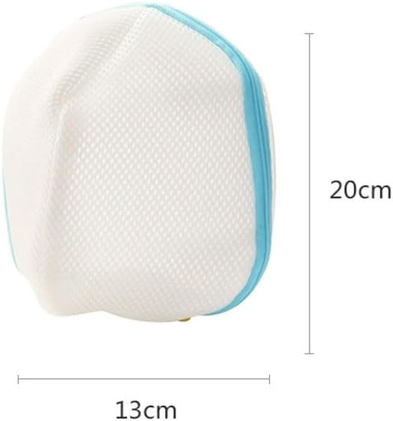 NUZAMAS 2PCS Mesh Net Laundry Bag for Bras, Delicates & Travel (White, Polyester, 20X13Cm) image number 6