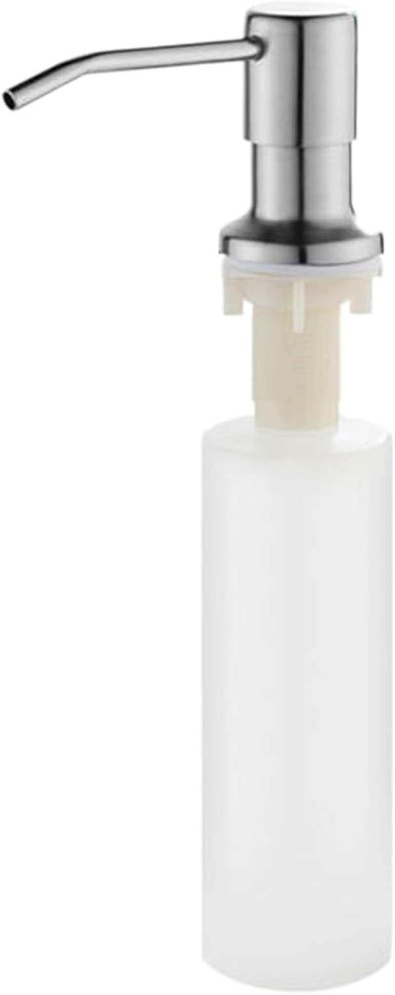 Sink Soap Dispenser,Built in Soap Dispenser for Kitchen Sink - Foam Pump Stainless Steel Decorative Dish Cleaner Holder for Hand Lotion Restroom Bathroom Counter Top