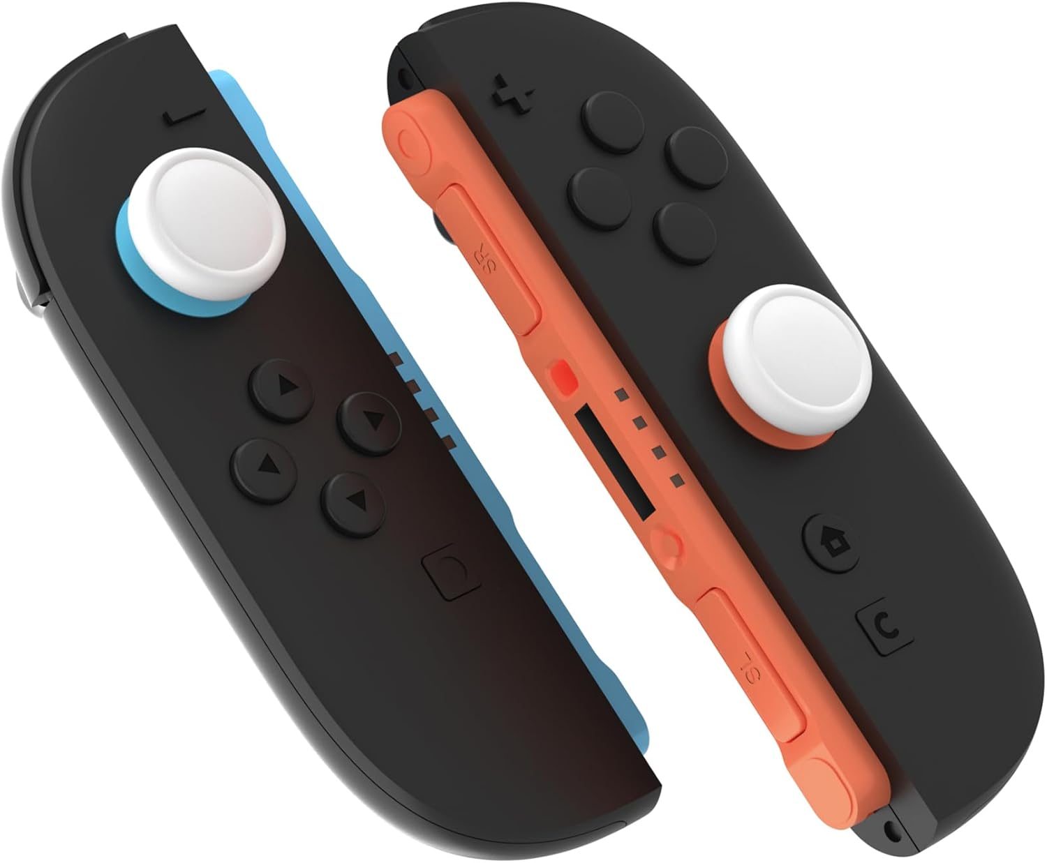 Playvital Thumb Grips for Nintendo Switch 2, 4-Pack Silicone Joystick Caps for Joycon 2, Cute Accessories Comfort Thumbstick Grip Covers - White - Antique Yellow image number 7