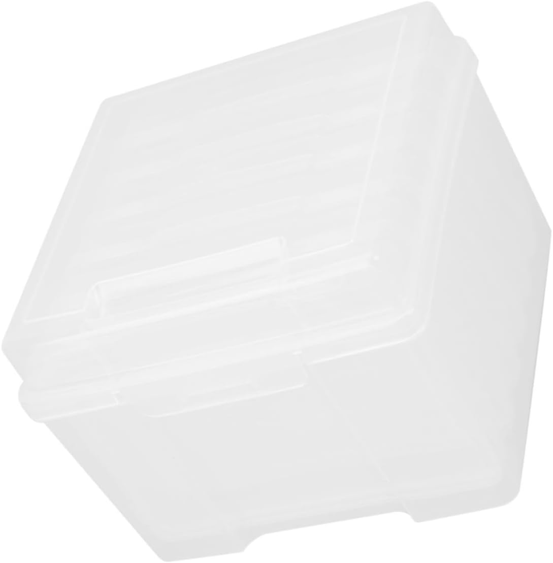 KICHOUSE Photo Storage Box Multi-Functional Storage Case for Pictures Reusable Organizing Box image number 5