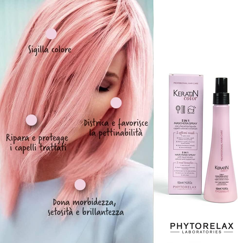 Phytorelax 5-In-1 Hair Mask Spray - 1 Ml - No Silicone, Paraben-Free - Moisturising - Dry Hair, Frizzy Hair image number 1