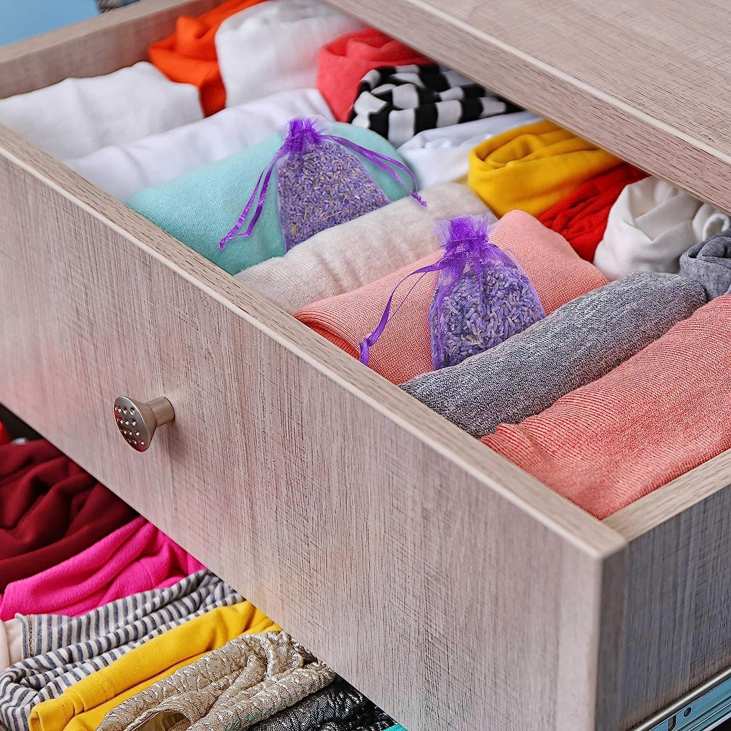 Bag of 25 Sachets Dried Lavender Flower Lavender Sachets for Drawers and Closets, LV-B-2 image number 3