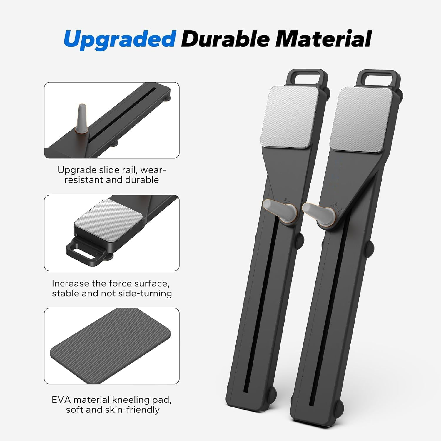 OKUYOSHI Pilates Reformer Board with Resistance Bands, Portable Pilates Machine, Full Body Workout for Home Fitness (Black) image number 6