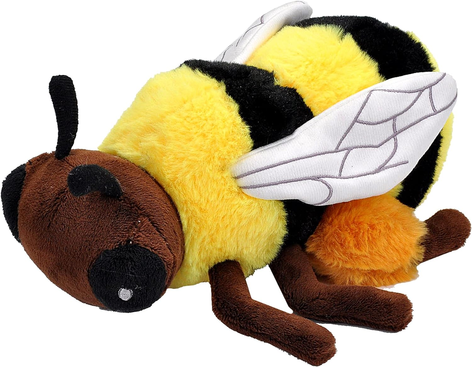 Wild Republic Ecokins Mini Bee, Stuffed Animal, 8 Inches, Kids, Plush Toy, Made from Spun Recycled Water Bottles, Eco Friendly, Child&rsquo;S Room Decor image number 1