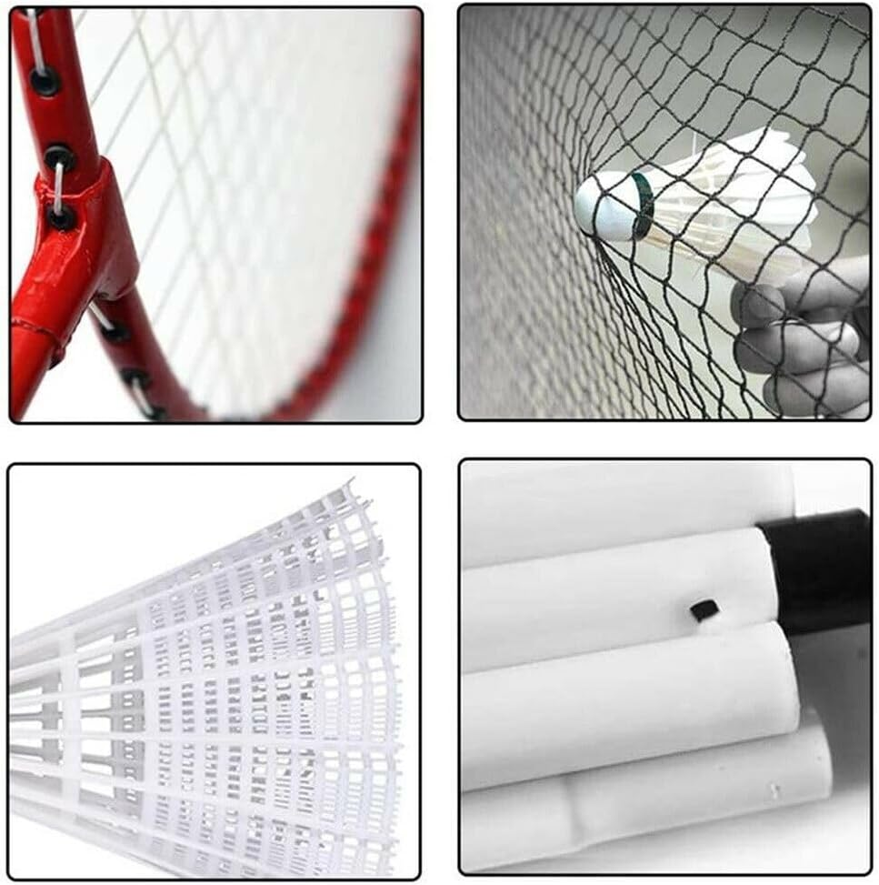 Professional Badminton Racquet Set 4 Player Racket Shuttlecock Net Bag image number 4
