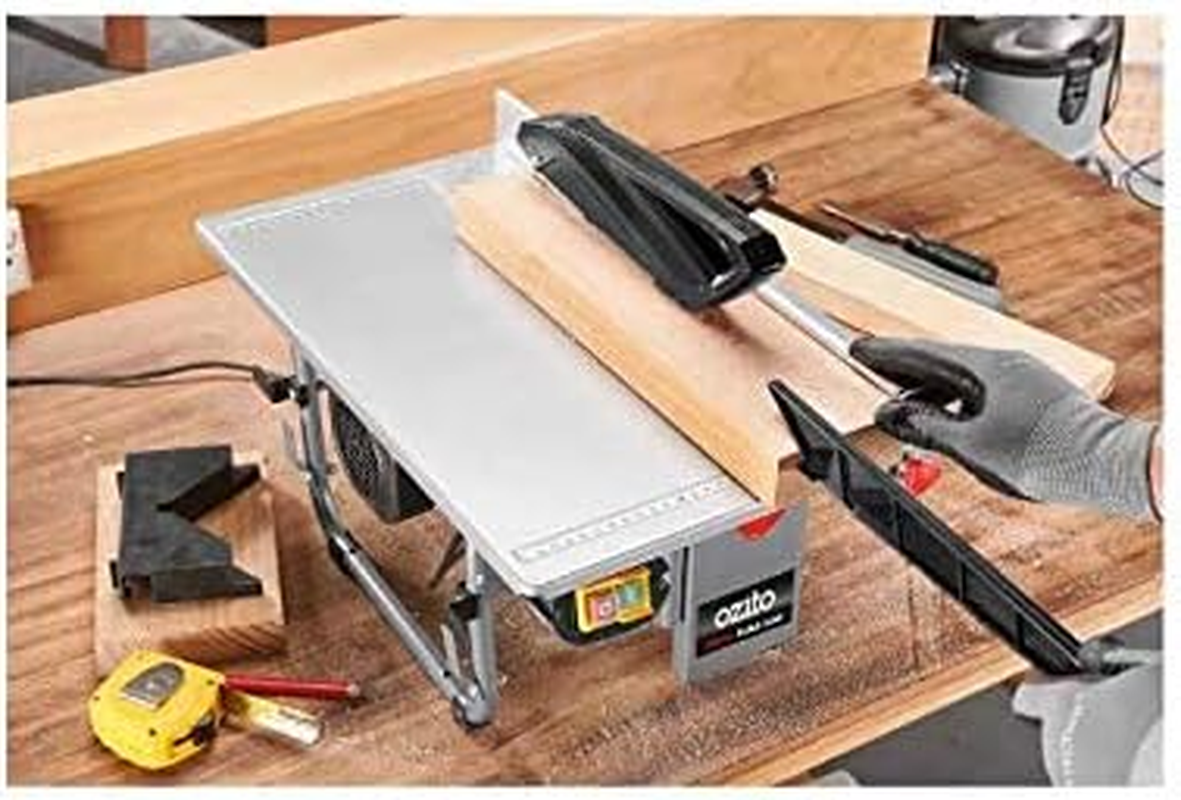 Portable 800W Table Saw Slide Wood Cutting Tool and Push Stick +3 Year Warranty image number 3