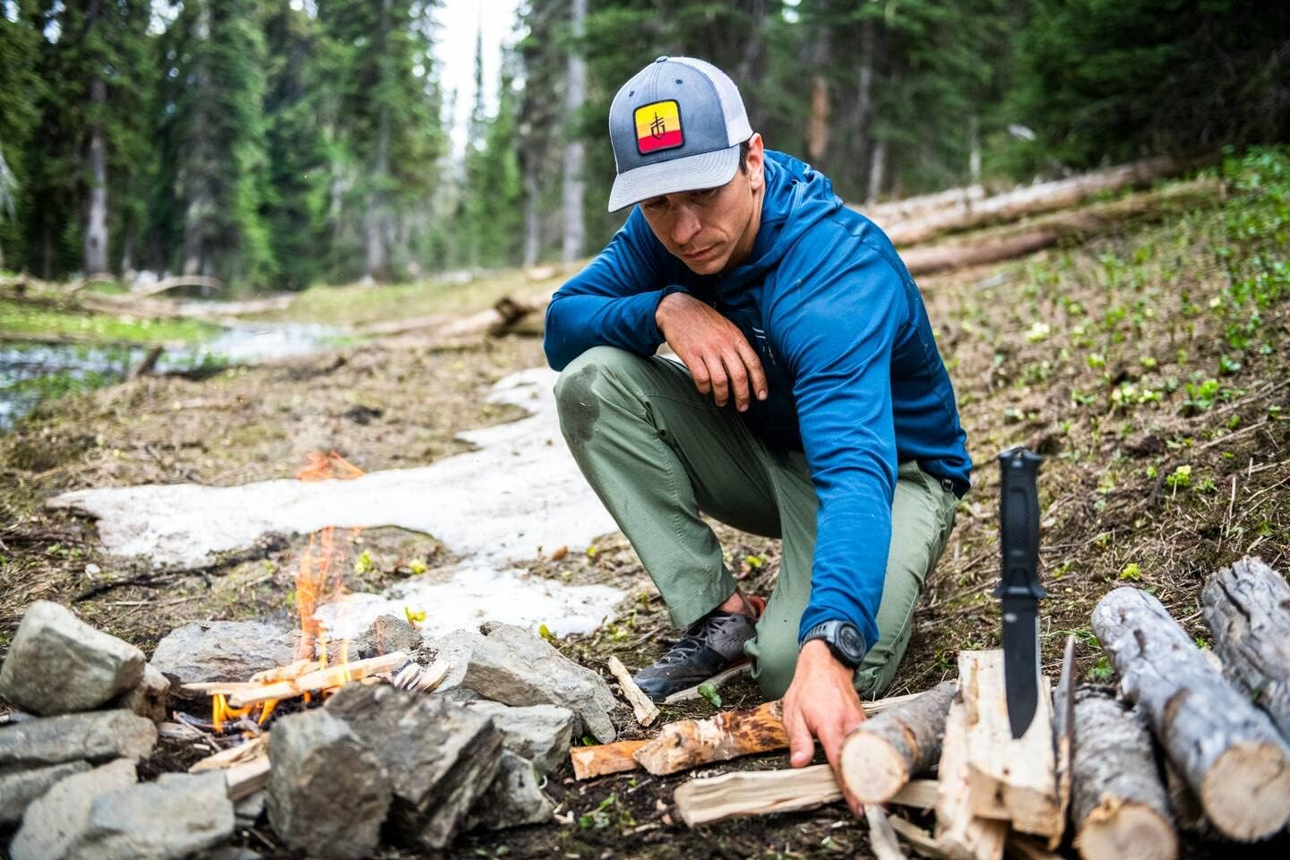 Gerber Knife with Smooth Blade and Holster, Blade Length: 12.2 Cm, Strongarm Fixed Blade Survival Knife, Coyote, 31-003615 image number 2