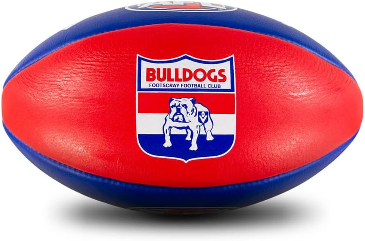 Western Bulldogs Leather Football - Size 5 image number 1