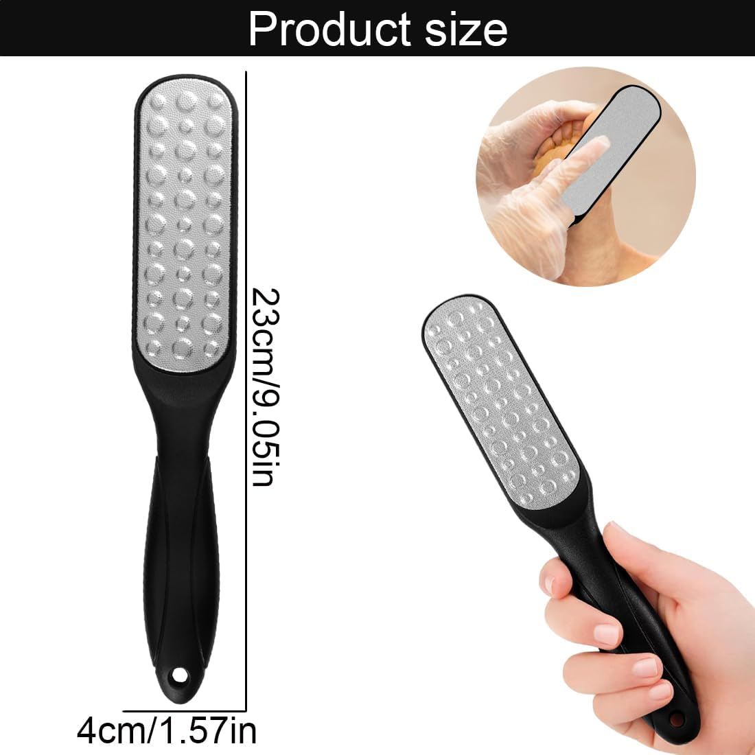 1 Lima Para Pies Durezas Profesional, Pedicura Profesional Para Pies, Quita Durezas Para Pies, Lavable Y Reutilizable, Para Mujeres, Hombres, Sal&oacute;n O Hogar image number 1