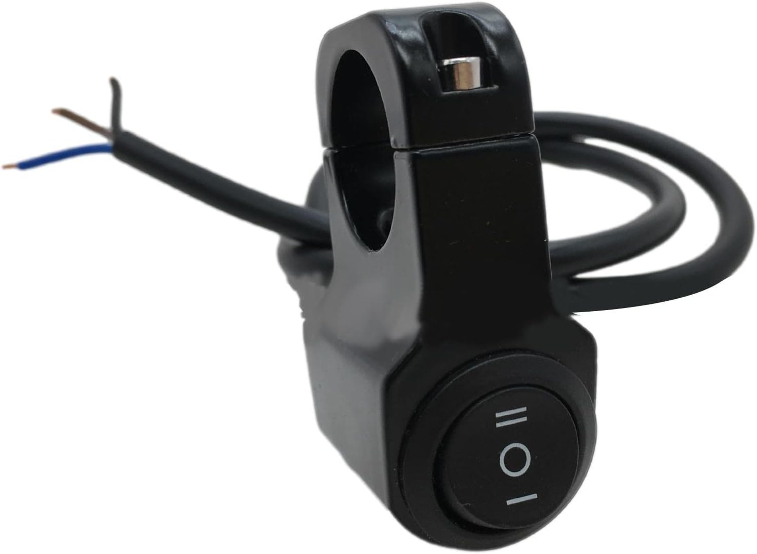 Motorcycle Headlight, 220W Motorcycle -Off, 12-60V Input Voltage Aluminum Alloy Third Gear Handlebar/Off for Motorcycle Helves image number 1