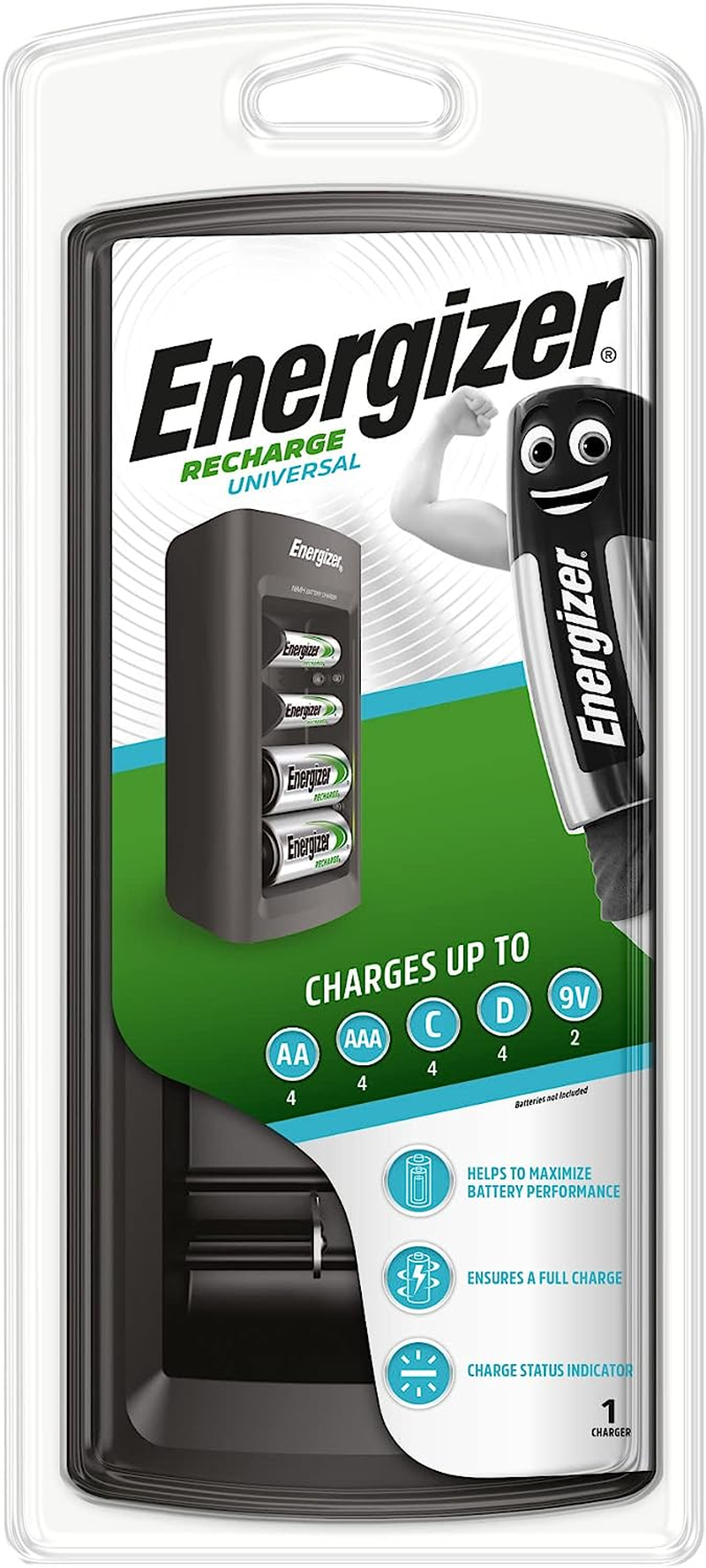 Energizer Recharge Universal Batteries Charger image number 1