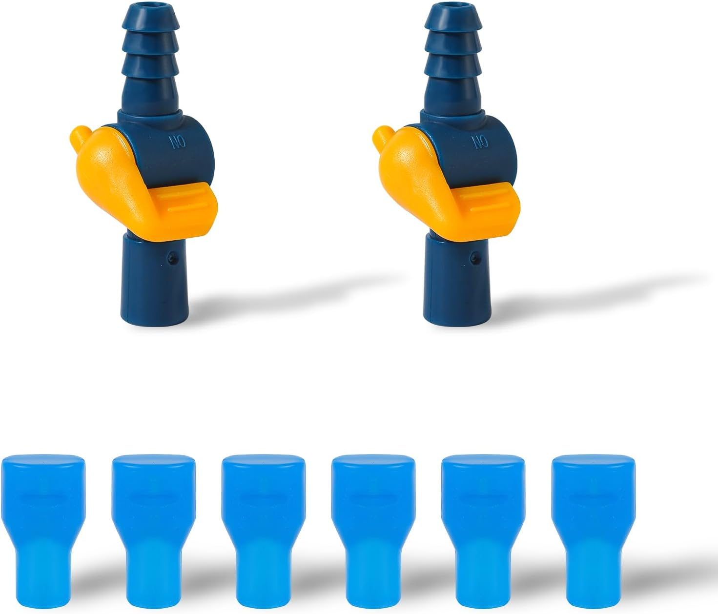 2Pcs Pass-Through Hose Connectors and 6Pcs Bite Valve Replacements Set for Camelbak, Mouthpiece Replacements for Camelbak Accessories Replacement for Camelbak Tube Hydration Bladder image number 3