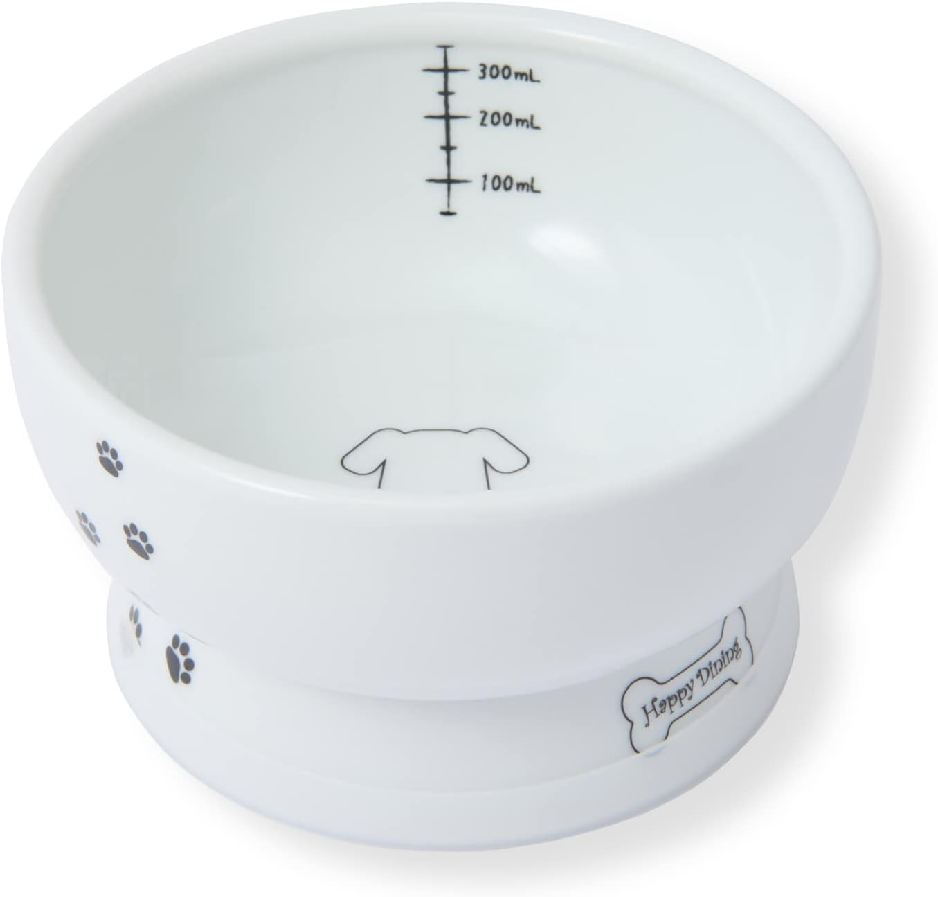 Necoichi Happy Dining Dog Water Bowl with Legs (Regular) image number 6