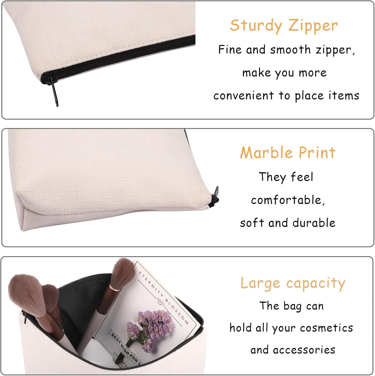 JNIAP Mamma Musical Inspired Gift Dancing Queen Quote Cosmetic Bag Musical Lover Gift, You Can Dance Bag image number 4