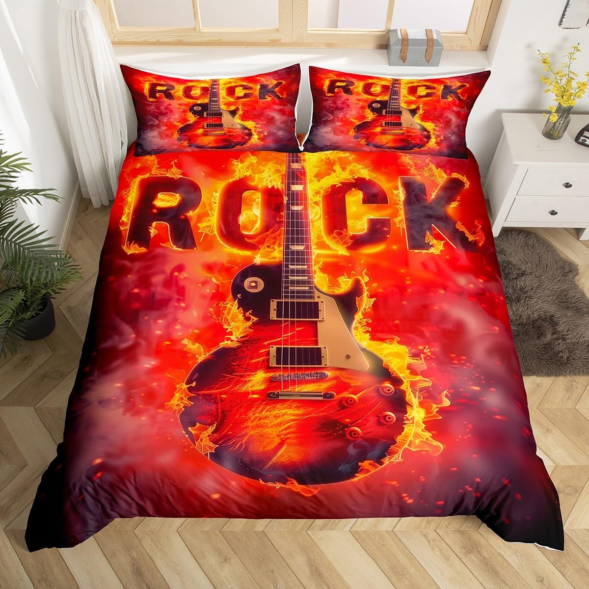 Manfei Teens Football Duvet Cover S Size, Black White Football Bedding Set, Sports Theme Purple Quilt Cover, Kids Boys Adult Room Decor, Soft and Lightweight, 1 Pillowcase