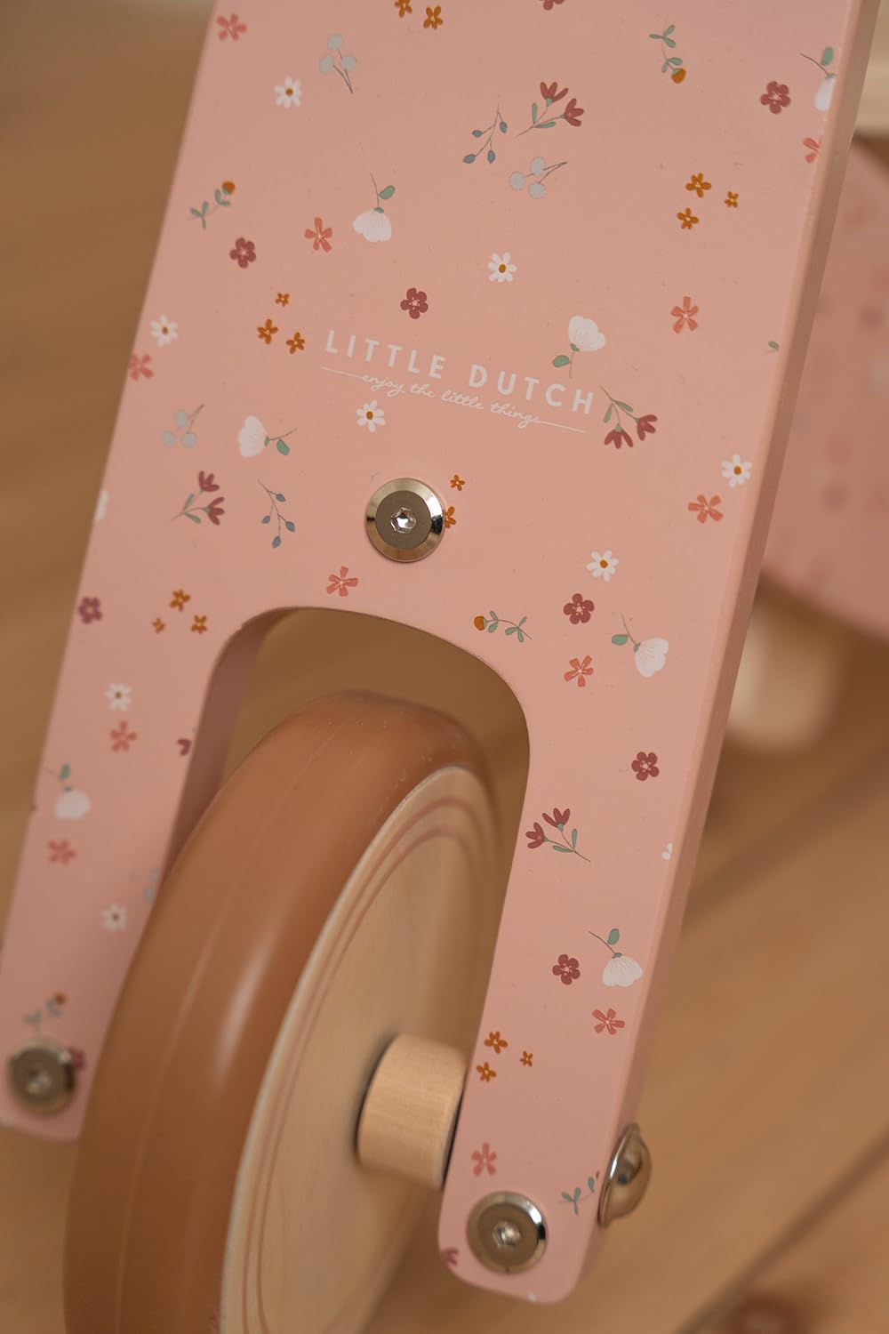 Little Dutch Wooden Tricycle, Pink image number 2