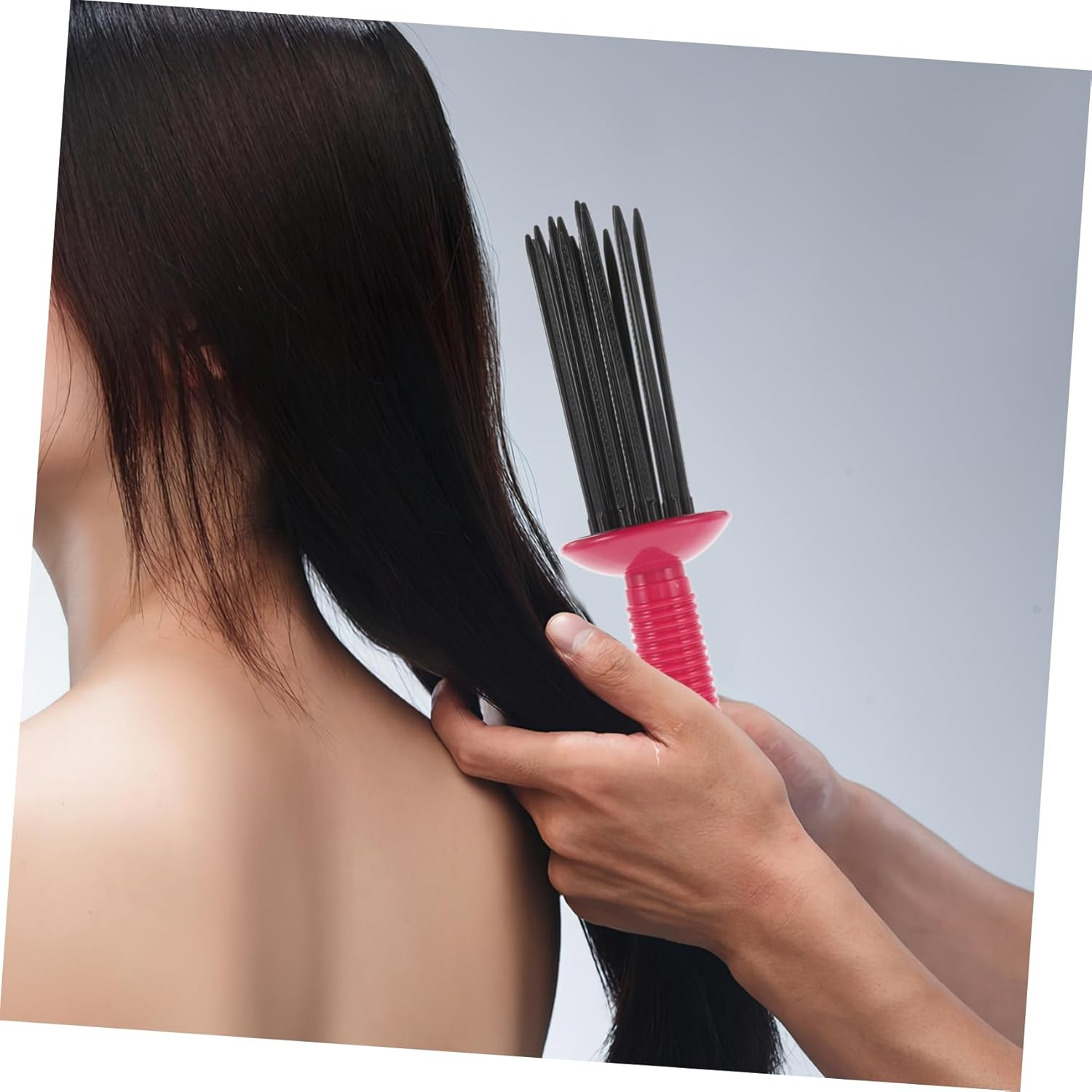 NIYANGLE Curly Hair Comb Hair Styling Tools for Voluminous Curls Hairdresser Brush image number 4