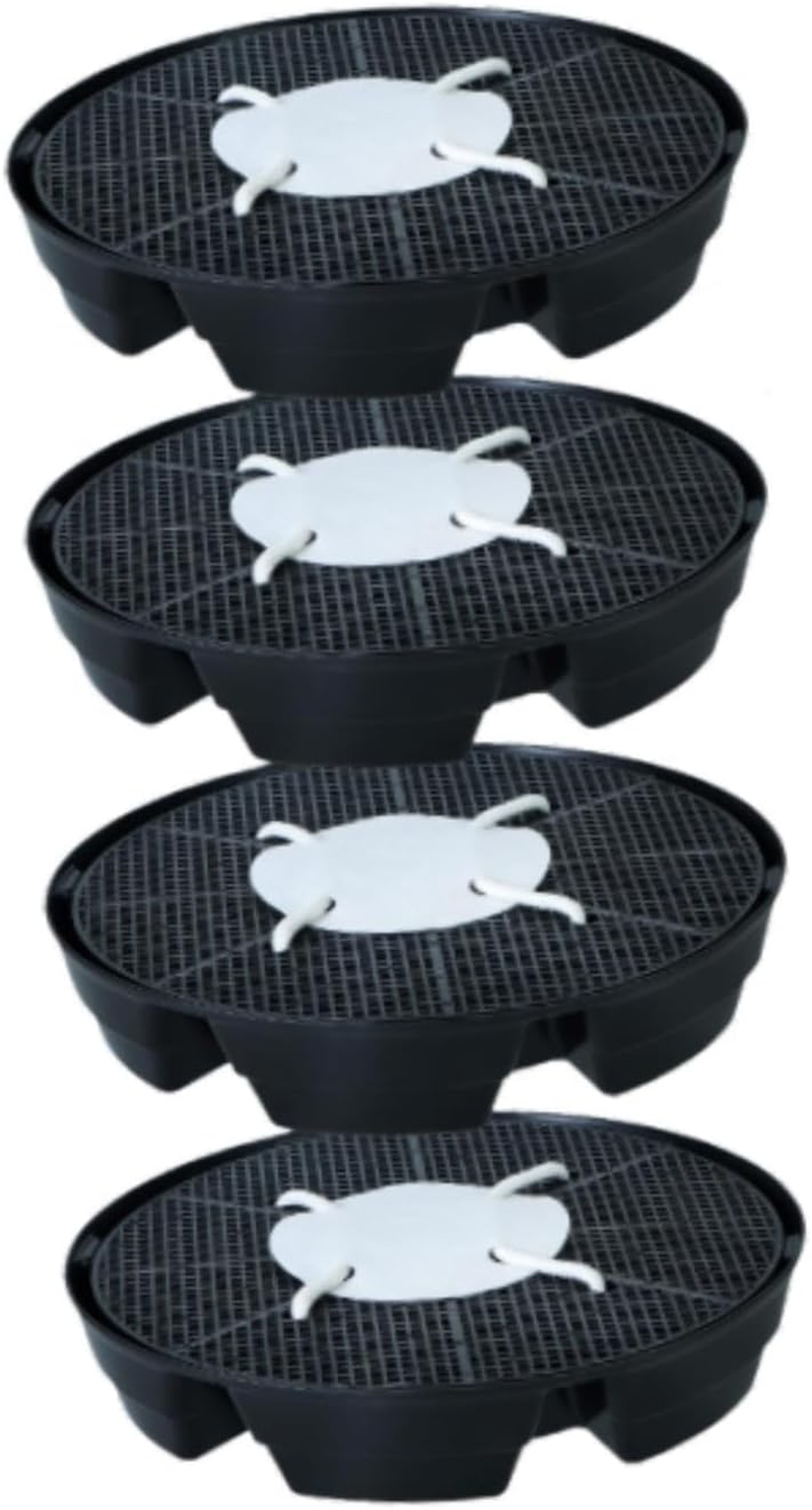 ＫＬＫＣＭＳ 4Pcs Self Watering Pot Base Set Patio Indoor Fabric Pot Base No Accumulation image number 6