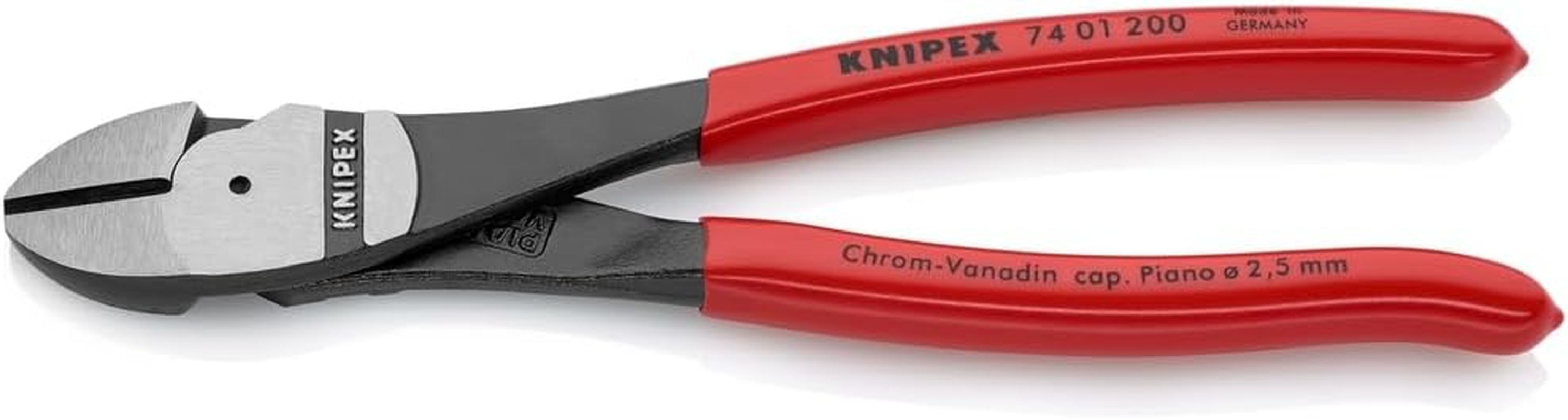 KNIPEX Tools 74 01 200 SBA 8-Inch High Leverage Diagonal Cutters