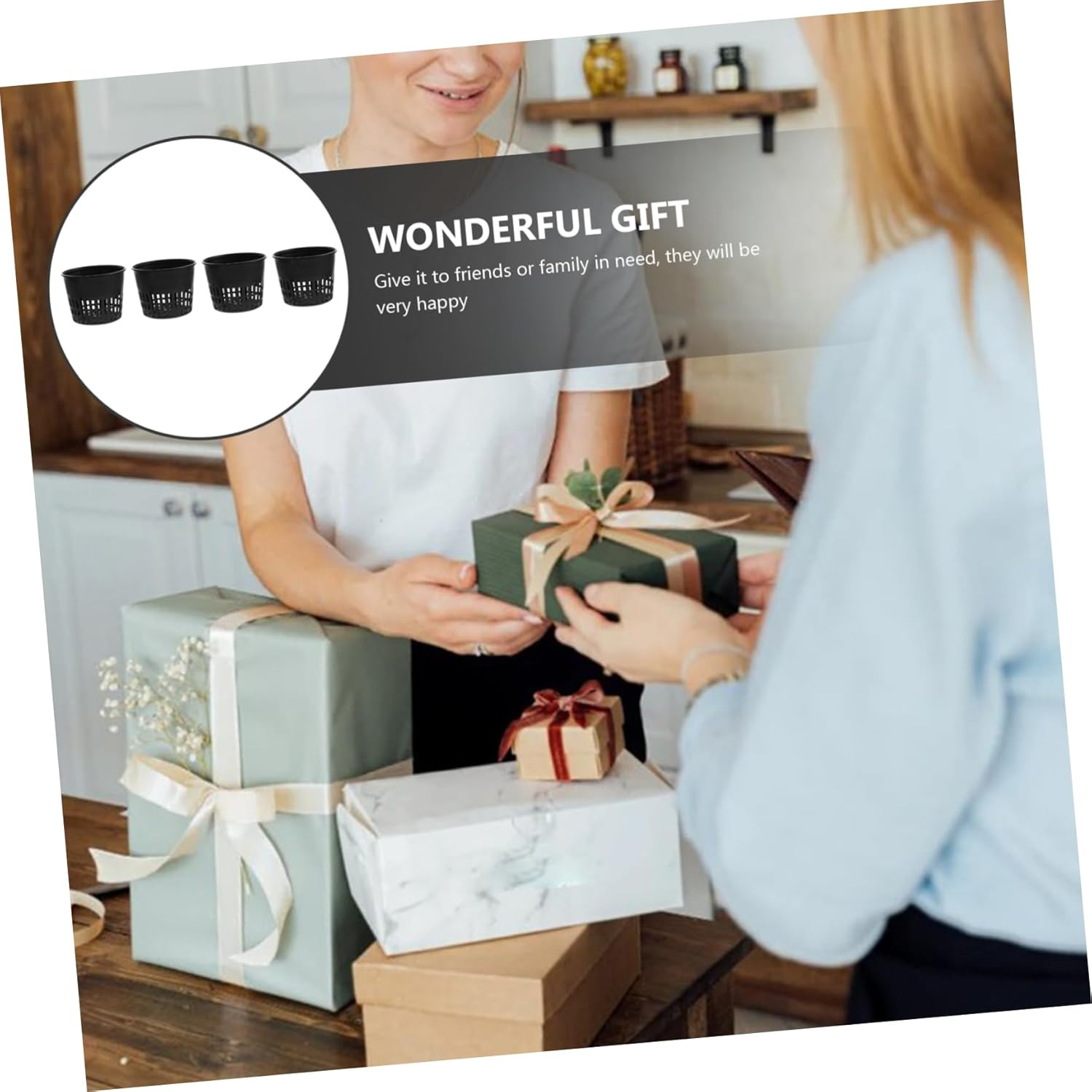 Kisangel 30Pcs Hydroponic Plant Baskets Root Control Net Pots Soilless Gardening Plastic Mesh Containers for Outdoor Seedling Cultivation and Vegetable Planting image number 4