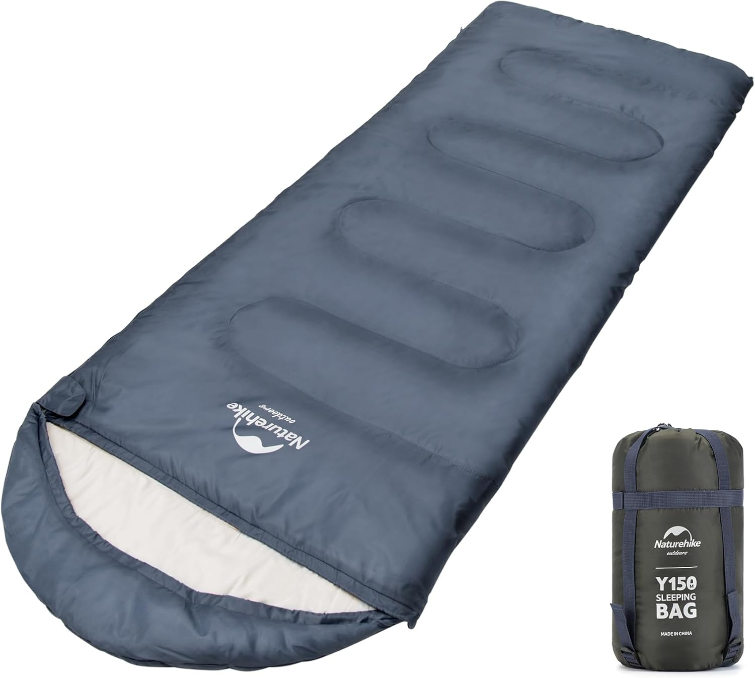 Naturehike Camping Sleeping Bag - Lightweight Waterproof Portable Splicable for Adults 3 Seasons,Hiking/Backpacking/Outdoor and Indoor Used with Storage Sack image number 2