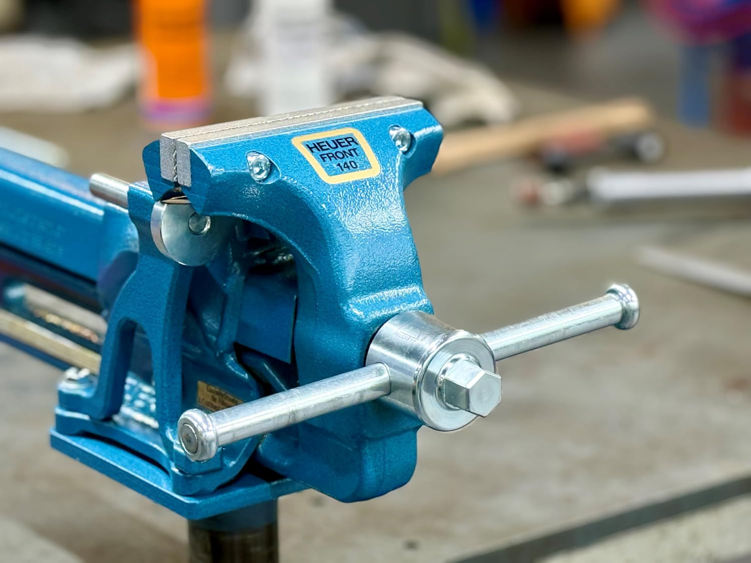 HEUER Hex Attachment - for 160/180 Vice Includes Spindle Wrench (Dimensions 5.5 X 6.5 X 0.4 Cm, Weight 0.4 Kg, Galvanised Steel) 193160