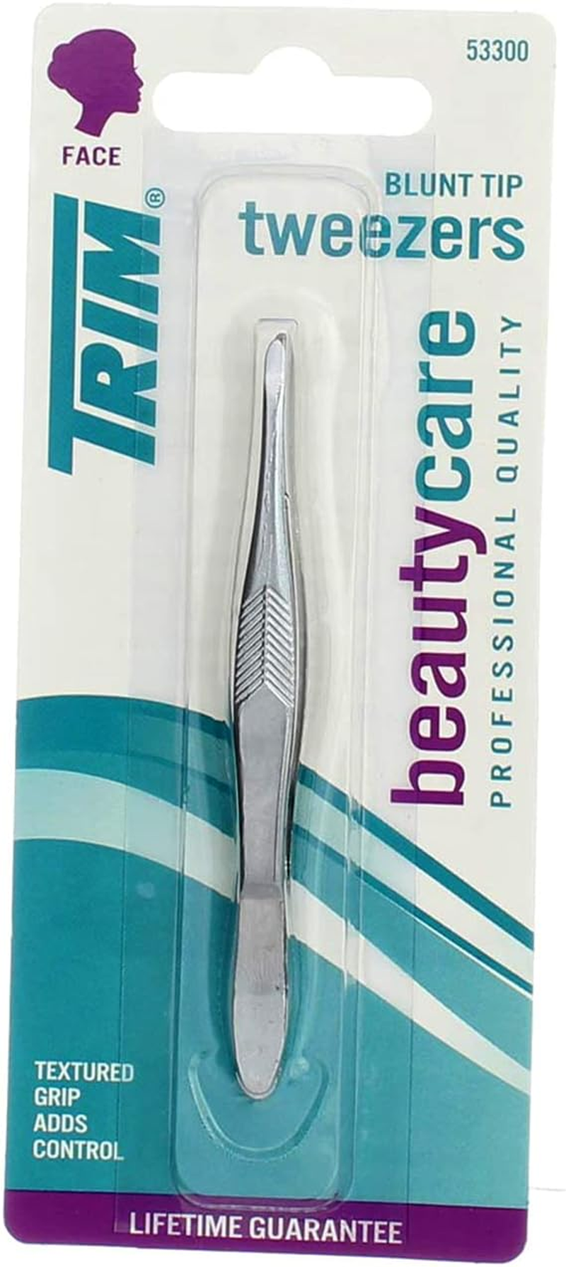 Trim Tweezers Square Tip - Pack of 2