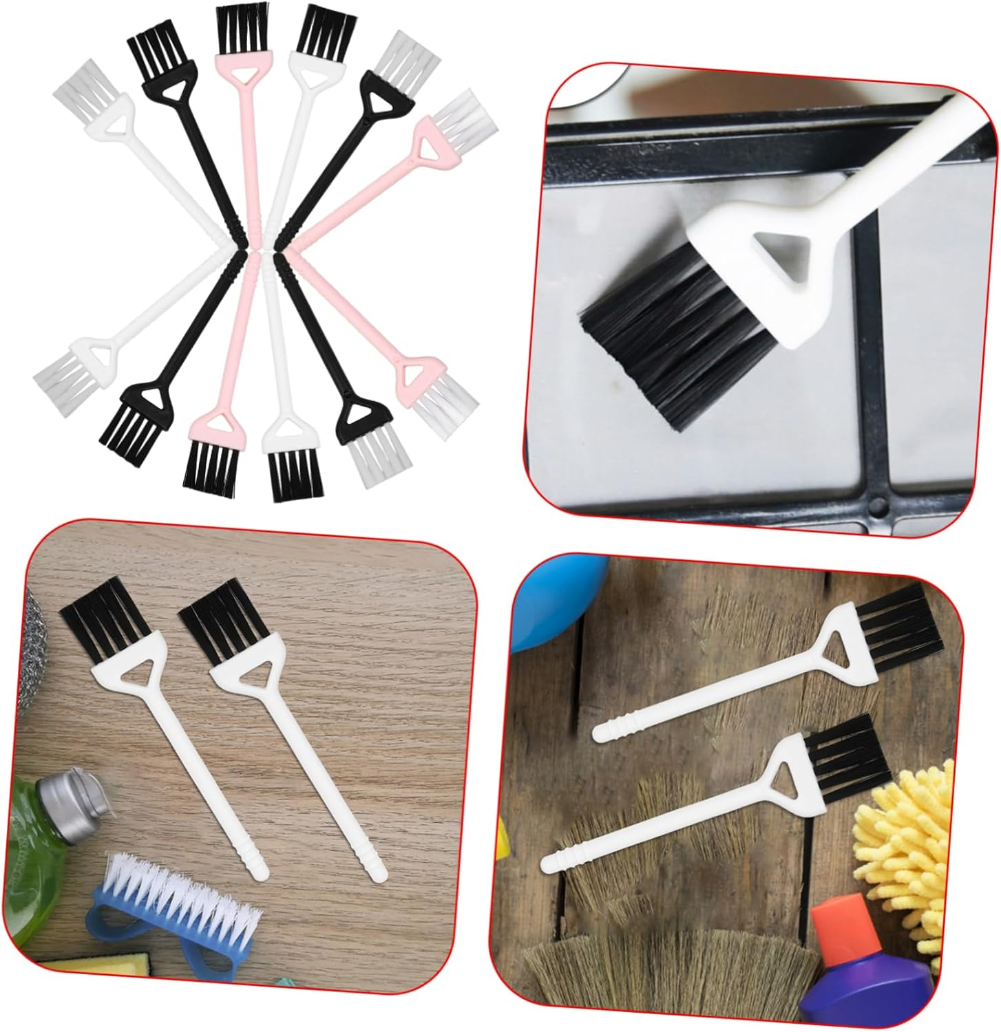 Gatuida 30 Pcs Crevice Hole Brushes Keyboard Cleaning Brush Soft Brush for Computer image number 6