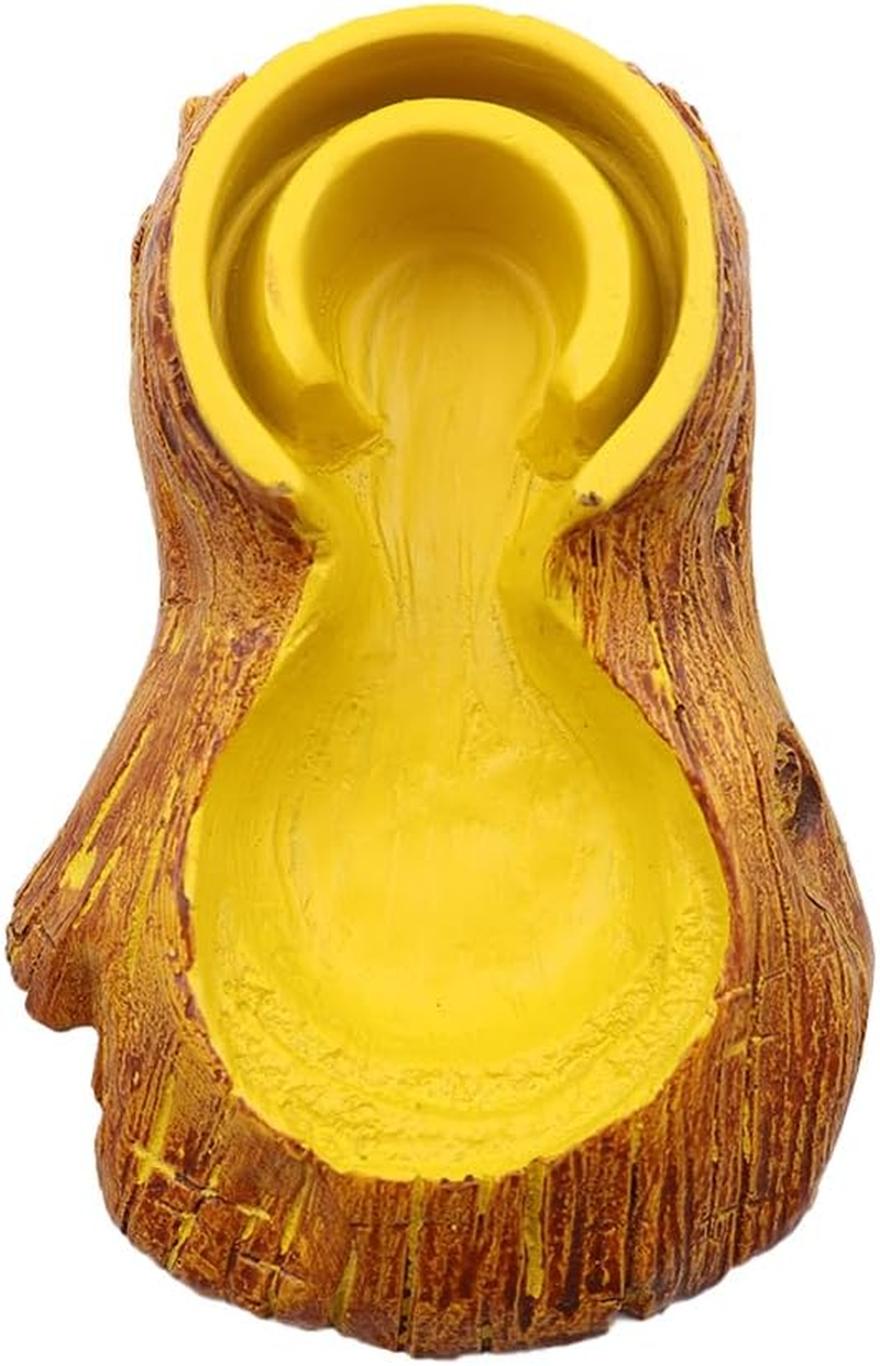 NUZAMAS Reptile Water Basin Automatic Waterer Dispenser Reptile Water Feeder Turtle Feeding Food Dish for Reptile Amphibians Tortoise Lizard Hamster image number 1