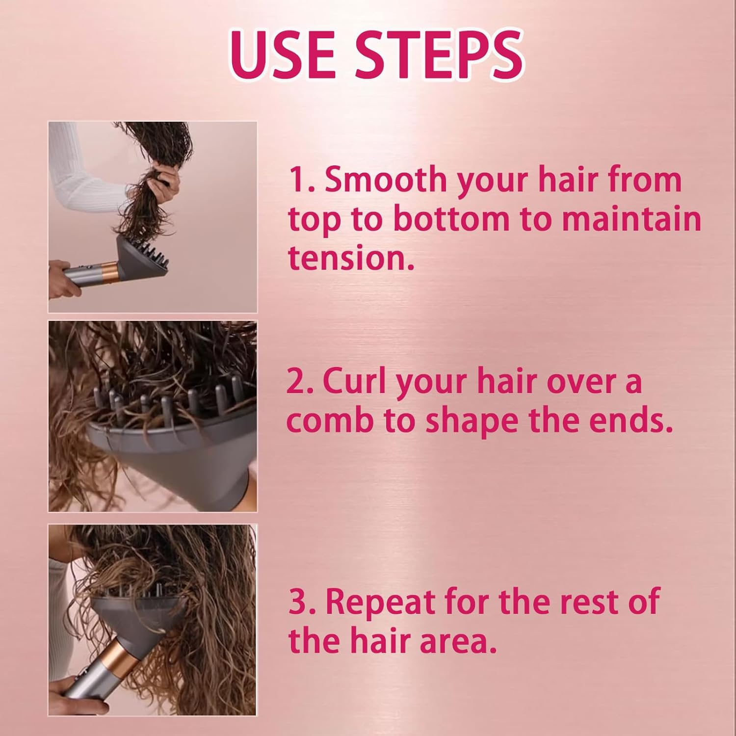 Upgraded Diffuser Attachment for Dyson Airwrap, Converting for Dyson Airwrap Styler to Hair Dryer image number 3