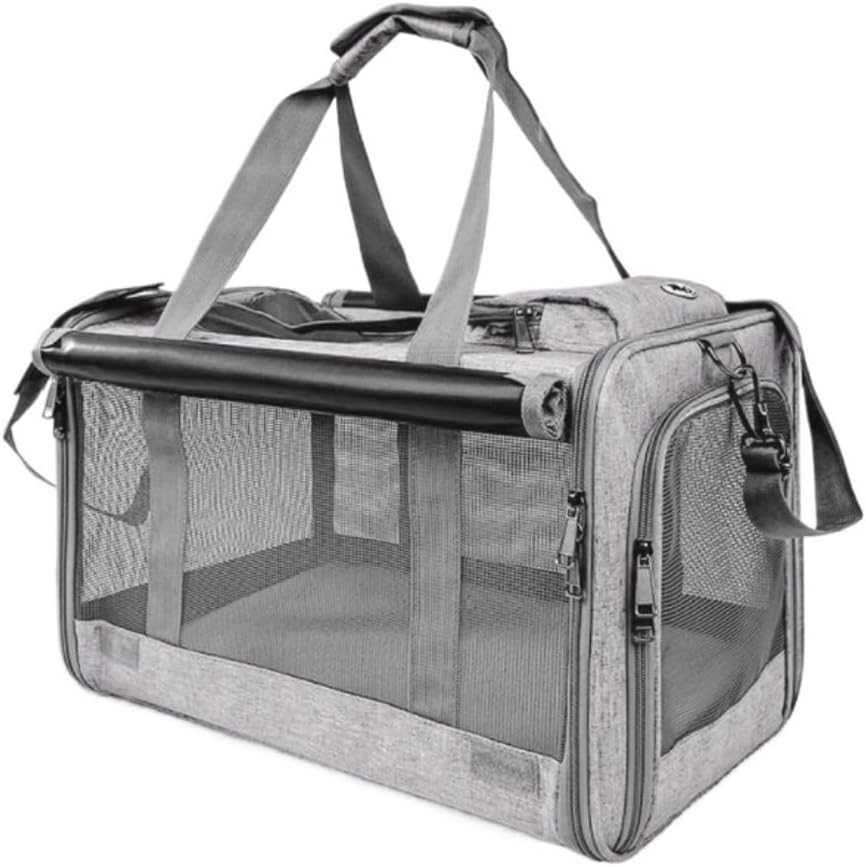 Cat Bag Dog Carrier Pet Carrier Cat Dog Bag Travel Backpacks Collapsible Cat Carrier Large Shoulder Bag Large Duffle Bag Pet Supplies Cat Carrier Pet Bag Carrier (Color : A, Size : 29 * 26.5 * 47Cm)