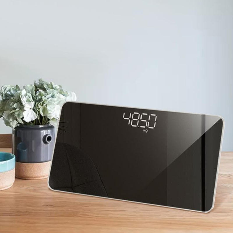 WILD POWER Travel Scale for Body Weight, Rechargeable Portable Weight Scales Digital Bathroom Mirror Scale Mini Electronic Scale for Personal Health, Body Tape Measure Included image number 1