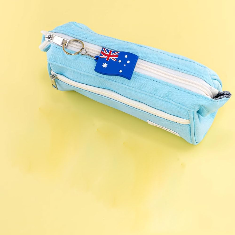 Lyhaogao 5Pcs Australian Flag Key Chain,Cute Soft Rubber Keyring Pendant for Backpack, Handbag Decor, Lightweight Durable Country Themed Accessory,For Travel and Everyday Use image number 3