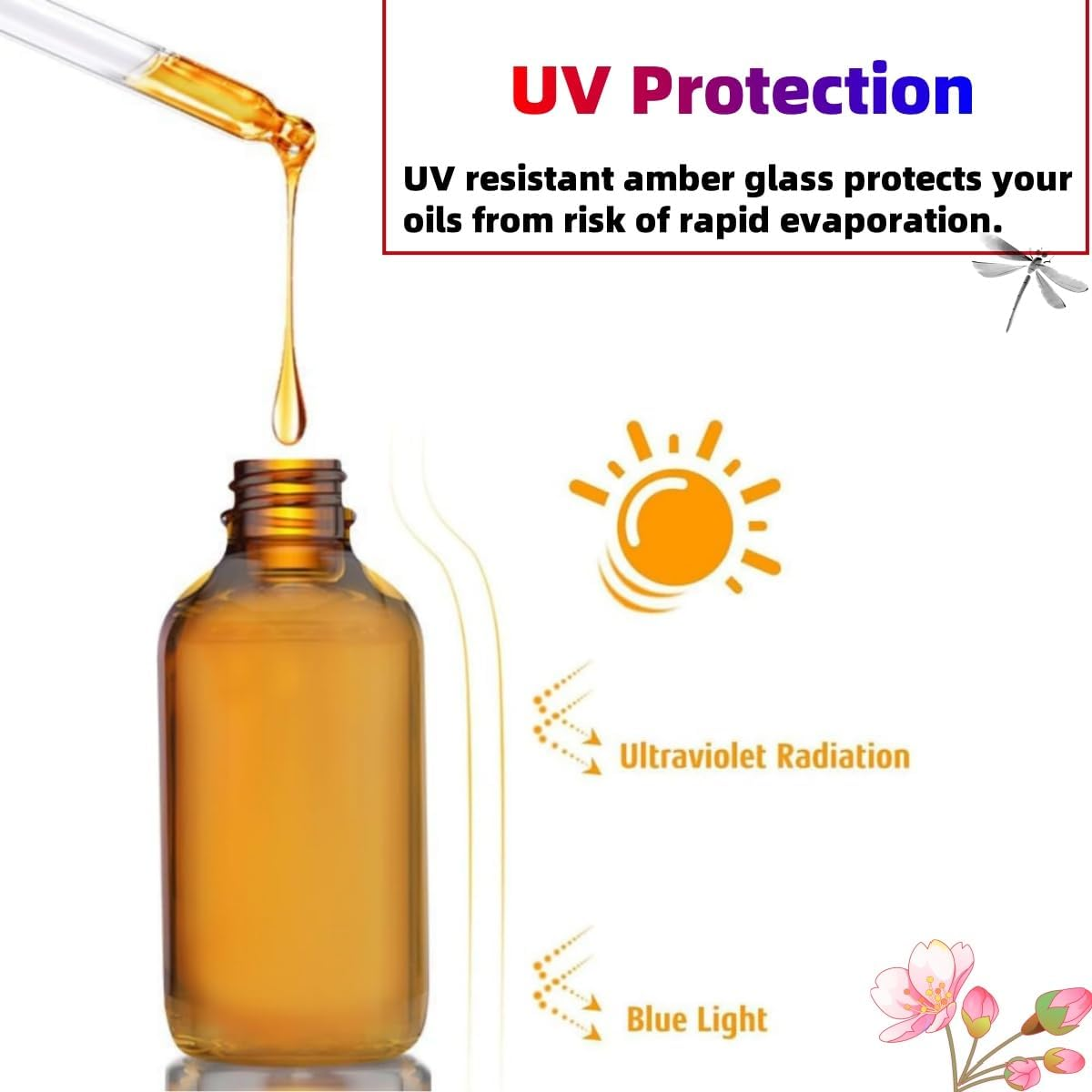 4PCS Eyedropper Bottles,Klhcduo 20 Oz Amber Glass Oil Bottle with Eyedropper,50 Ml Amber Glass Eyedropper - Tincture Bottle