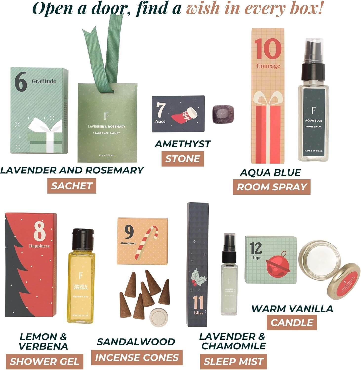 Folkulture Set of 12 Box of Wishes - Advent Calender Gift Set image number 3