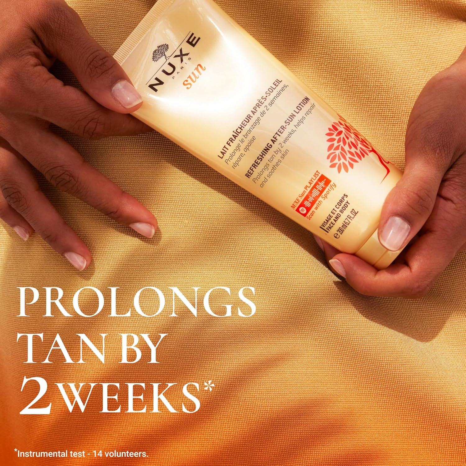 Nuxe After-Sun Lotion for Face and Body, Retains Tan, Coconut (1 X 200 Ml) image number 1