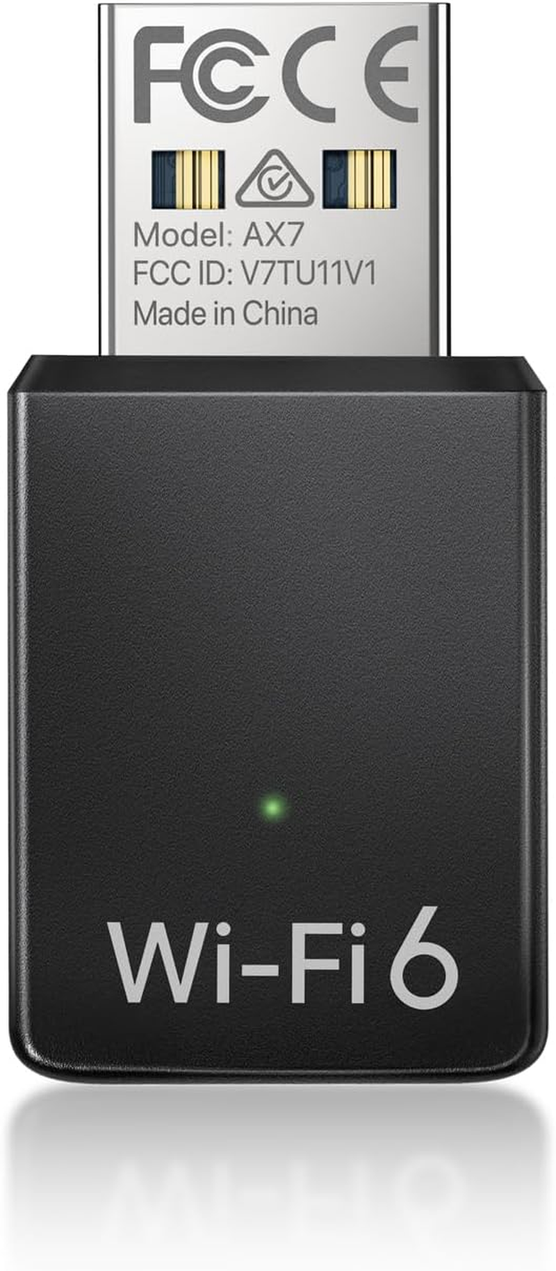 Brostrend Mini AX900 Wifi 6 USB Wifi Adapter for PC Desktop Laptop, Dual Band Wifi Dongle 5Ghz 600Mbps + 2.4Ghz 286Mbps, USB 2.0 Computer Network Adapter for Windows 11/10/7, Wireless Internet Dongle image number 4