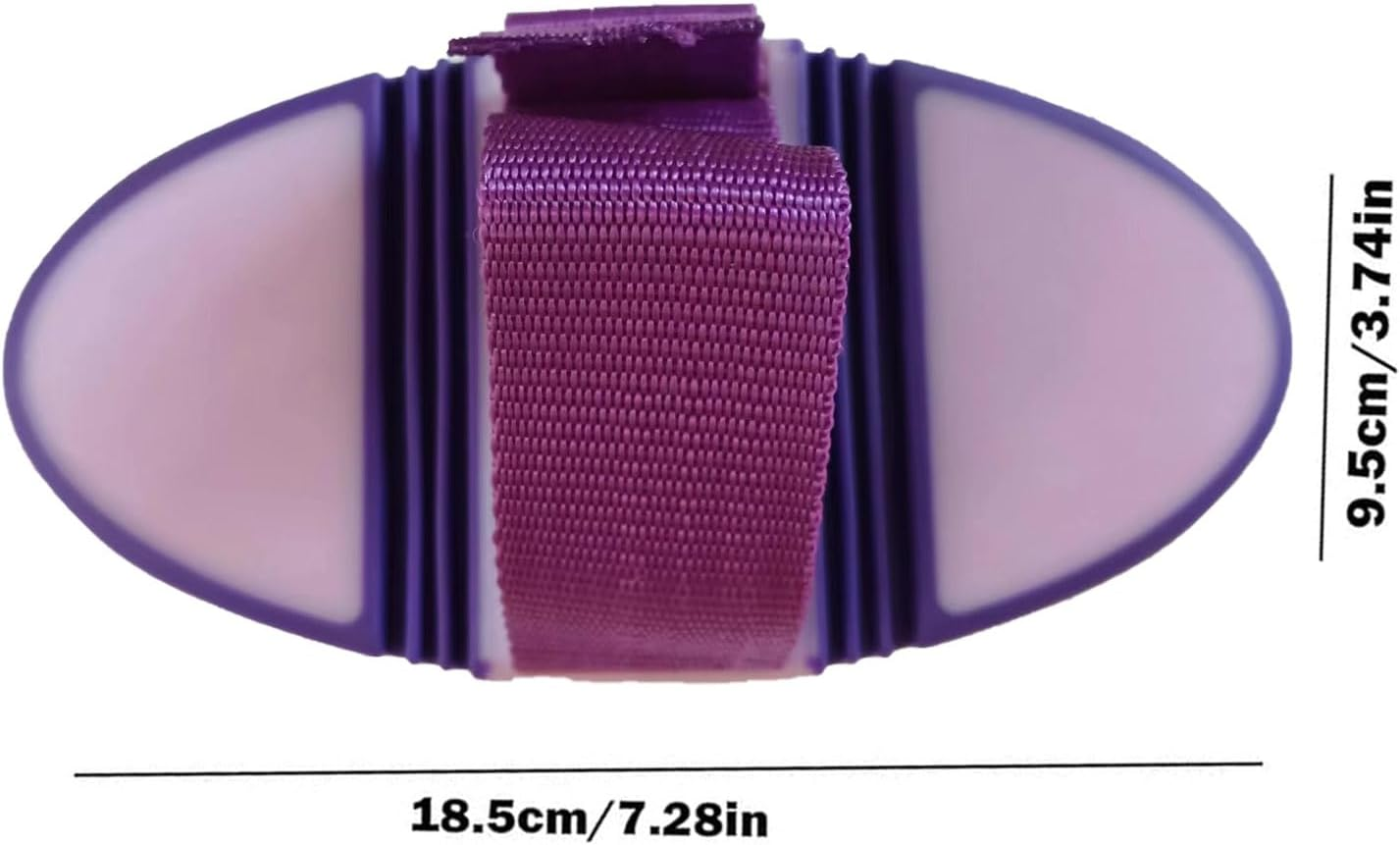 Horse Brush Grooming Tool for Horses Bendable Horse Care Tool Horse Cleaning Soft Brush Horse Grooming Supplies （Purple） image number 2