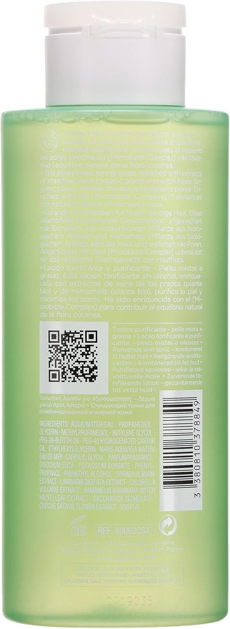 Clarins Toning and Purifying Lotion 400Ml