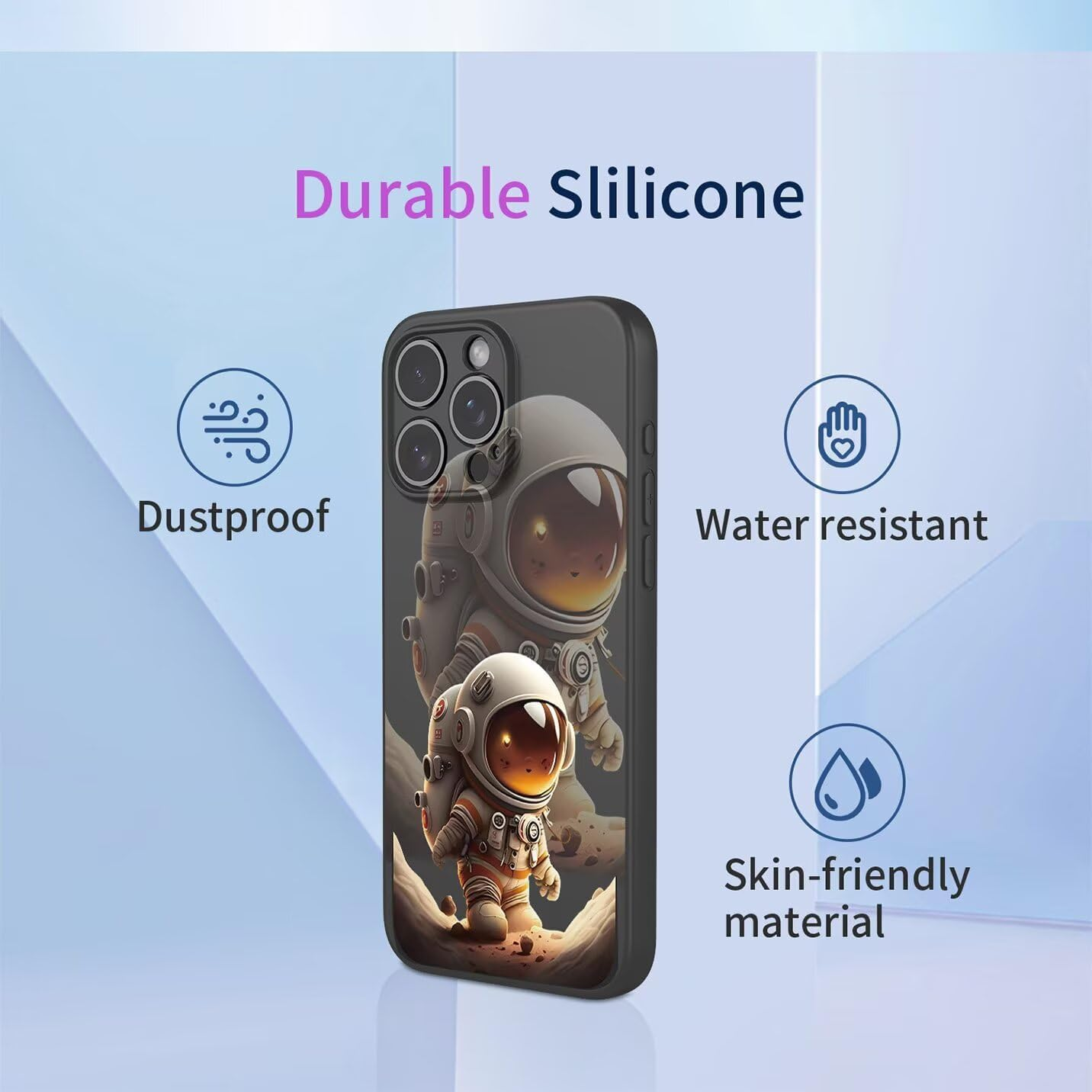 BORYA Silicone Case for Oppo Reno14 5G (Reno 14 5G), Ultra Thin Shockproof Mobile Phone Case, Silky Soft TPU Protective Case, Simple Elegant Colour Pattern Cover, Microfibre Lining Case, P2 - P1 image number 7