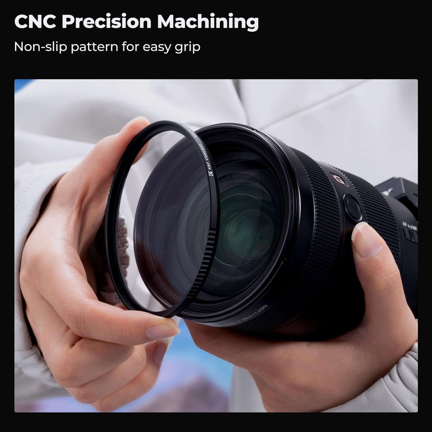 K&F CONCEPT 40.5Mm UV Filter for Camera Lenses, 28-Layer Multi Coated MCUV Protection Filter Nanotech Coatings, Ultra-Slim Waterproof Scratch Resistant image number 5