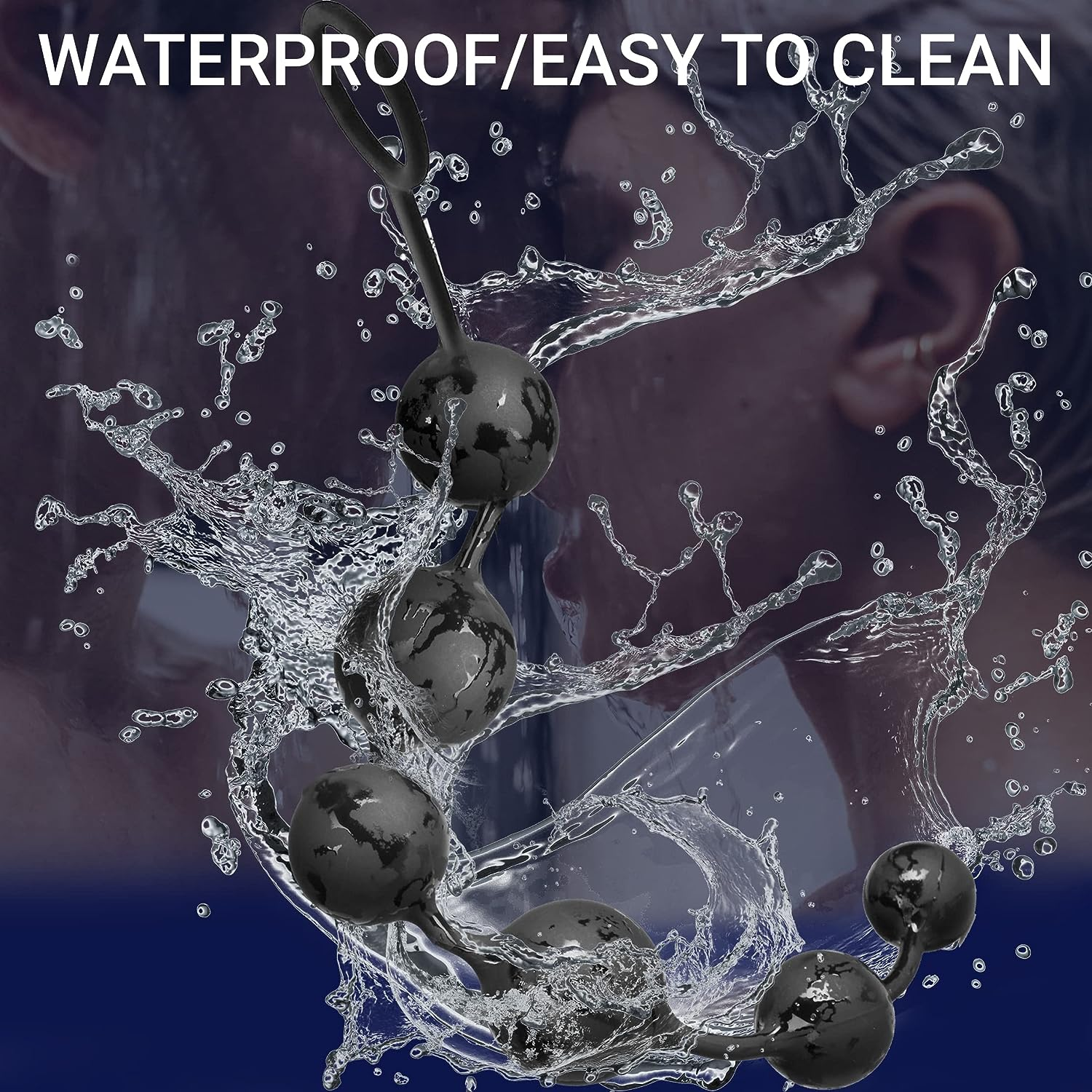 Beads for Men/Women - 100% Silicone with Gradual Size Increase & Safe Pull Ring - Easy to Clean Toys, BPA & Phthalate Free image number 2