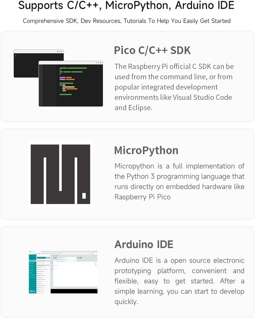 Waveshare RP2350 Microcontroller Development Board, with 1.69Inch Touch LCD, Rounded Corners, Dual-Core & Dual-Architecture Design, 16MB Flash, Accelerometer and Gyroscope Sensor image number 6