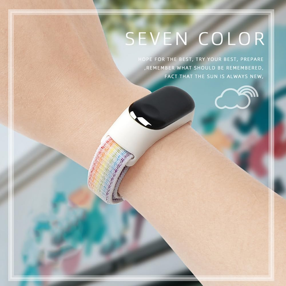 Blue Wrist Watchband for Xiaomi Mi Band 6/5/4/3 Watch Nylon Band Strap Replacement AU image number 2